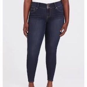 TORRID JEGGING SKINNY SUPER STRETCH HIGH-RISE JEAN NIGHTSHADE size 10R